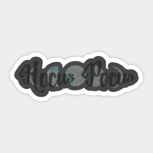 Hocus pocus watercolor moon phases Sticker